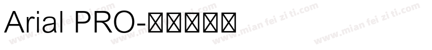 Arial PRO字体转换